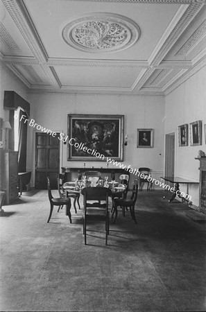 BORRIS HOUSE DINING ROOM FROM NORTH WITH CEILING